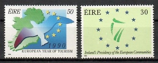 Znaczek Irlandia 1990 Mi 698-699 Czyste **
