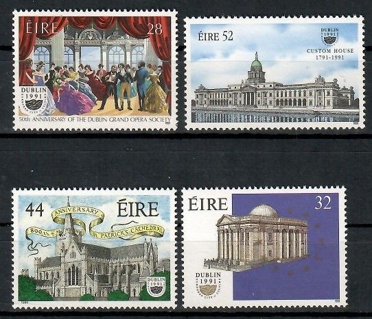 Znaczek Irlandia 1991 Mi 755-758 Czyste **