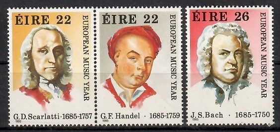 Znaczek Irlandia 1985 Mi 565-567 Czyste **