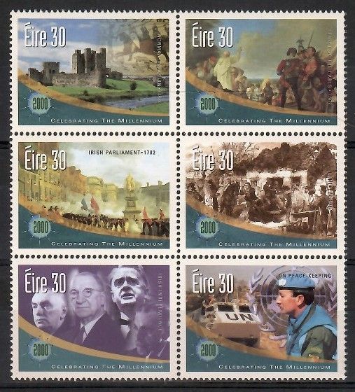 Znaczek Irlandia 2000 Mi 1206-1211 Czyste **