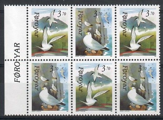 Znaczek Wyspy Owcze 1991 Mi h-blatt 4 Czyste **
