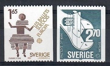 Znaczek Szwecja 1983 Mi 1237-1238 Czyste **