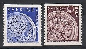 Znaczek Szwecja 2000 Mi 2157-2158 Czyste **