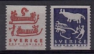 Znaczek Szwecja 2001 Mi 2215-2216 Czyste **