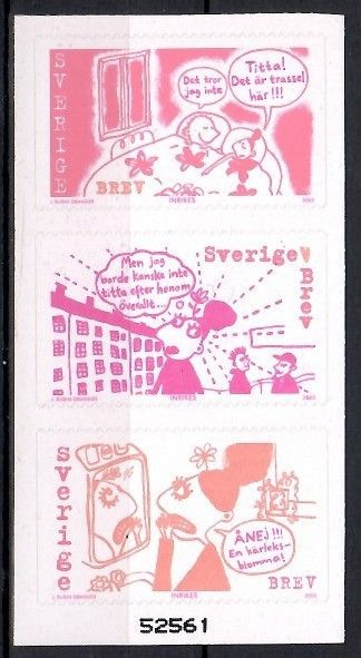 Znaczek Szwecja 2002 Mi 2268-2270 Czyste **