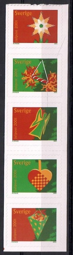 Znaczek Szwecja 2001 Mi 2259-2263 Czyste **