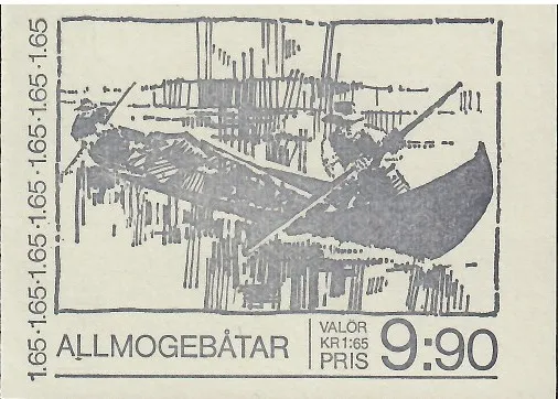 Znaczek  Szwecja 1981 Mi mh 83 Czyste **
