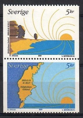 Znaczek Szwecja 1999 Mi 2152-2153 Czyste **