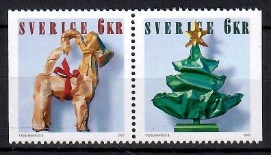 Znaczek Szwecja 2001 Mi 2264-2265 Czyste **