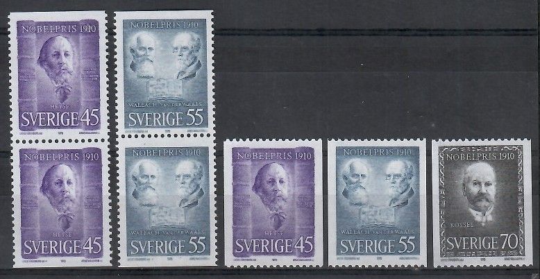Znaczek Szwecja 1970 Mi par697-699Do,Du,C Czyste **