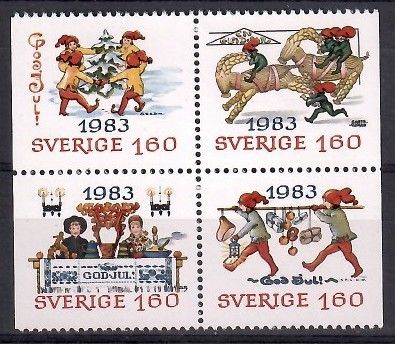 Znaczek Szwecja 1983 Mi 1258-1261 Czyste **