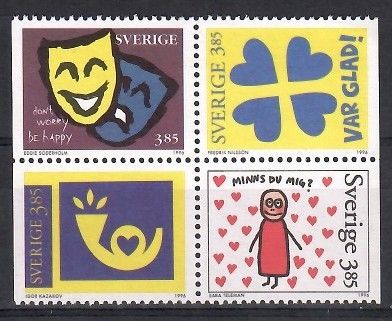 Znaczek Szwecja 1996 Mi 1959-1962 Czyste **