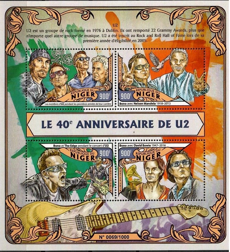 Znaczek Niger 2016 Mi ark 4067-4070 Czyste **