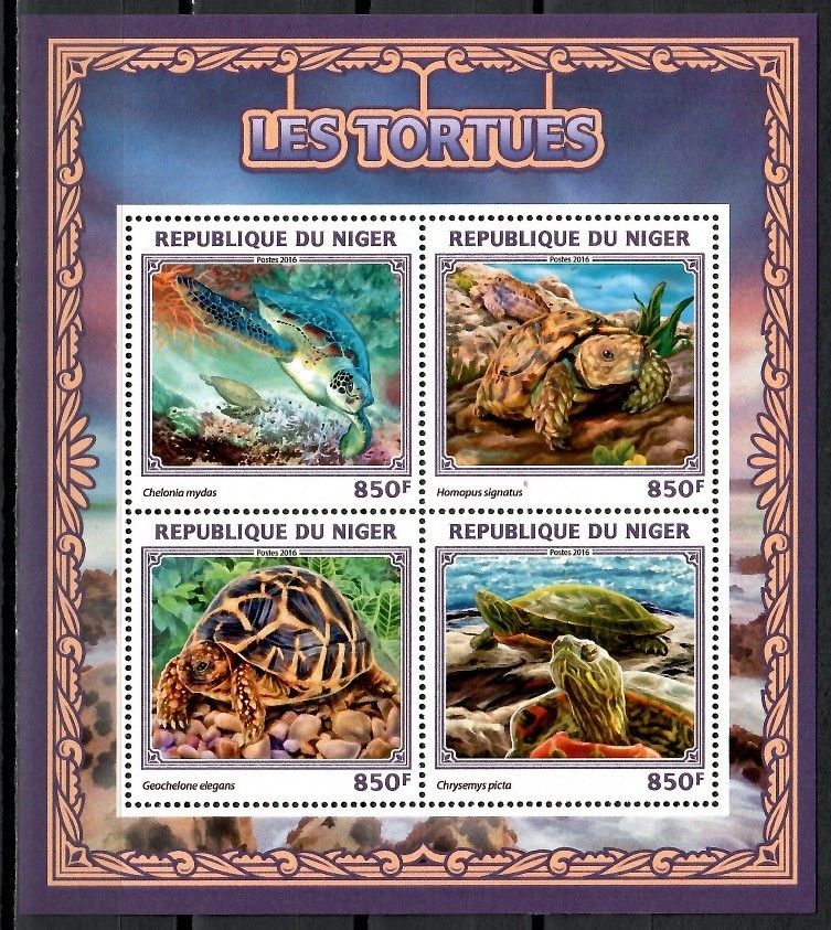 Znaczek Niger 2016 Mi ark 4502-4505 Czyste **
