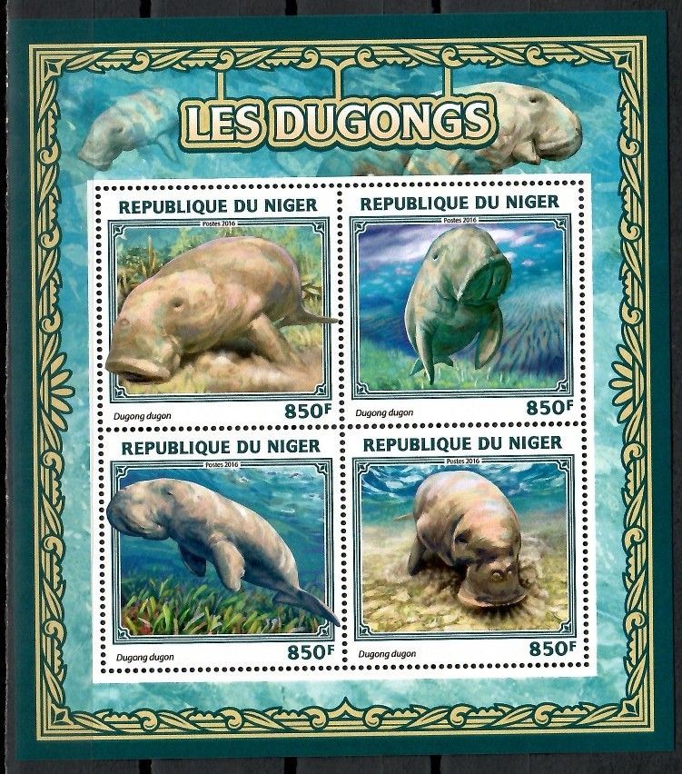Znaczek Niger 2016 Mi ark 4572-4575 Czyste **