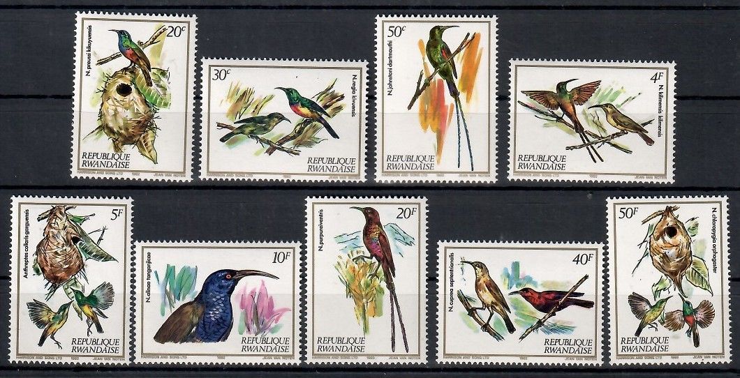 Znaczek Rwanda 1983 Mi 1214-1222 Czyste **