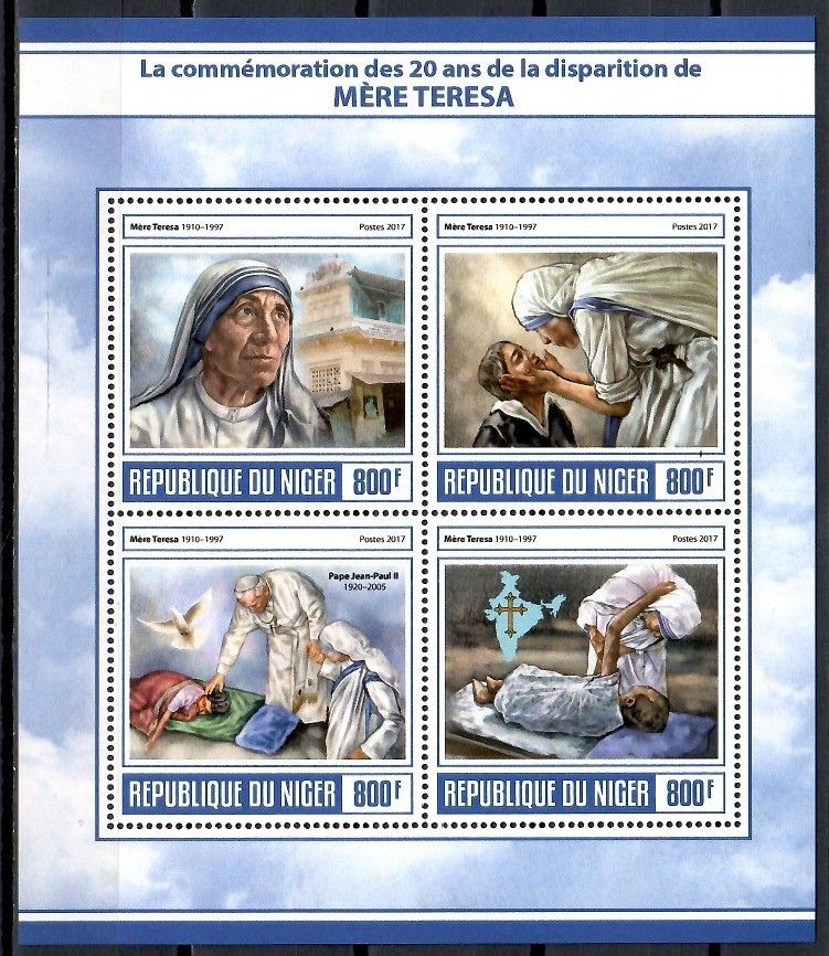 Znaczek Niger 2017 Mi ark 5092-5095 Czyste **