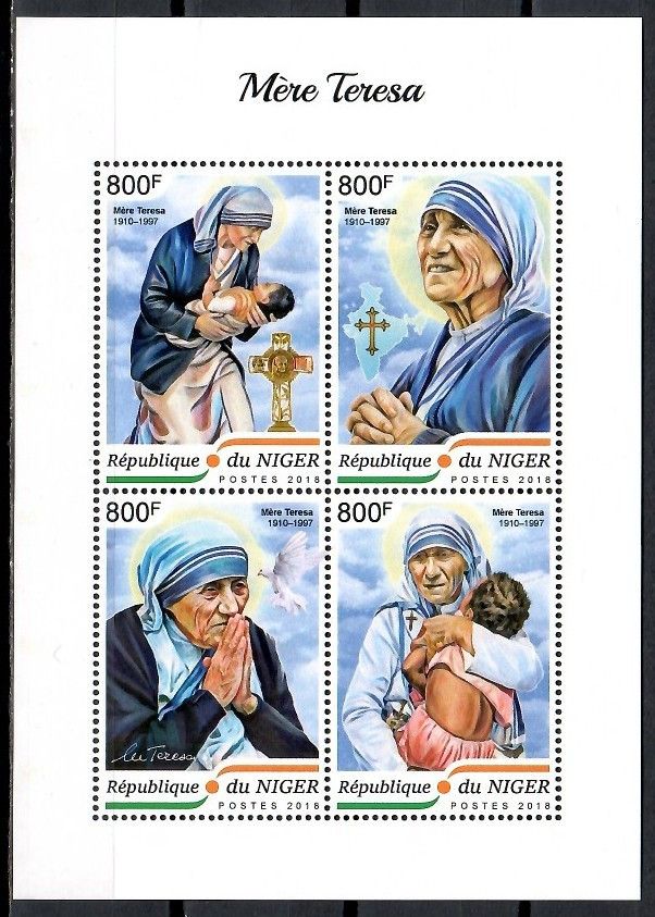 Znaczek Niger 2018 Mi ark 5973-5976 Czyste **