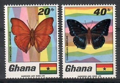 Znaczek Ghana 1968 Mi 345-346 Czyste **