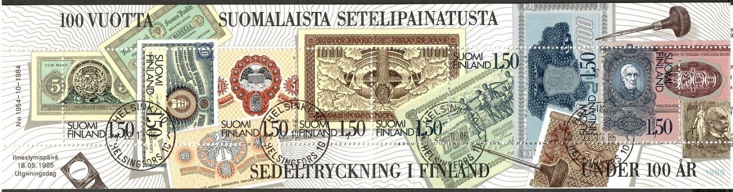 Znaczek Finlandia 1983 Mi abo mh 15 Stemplowane