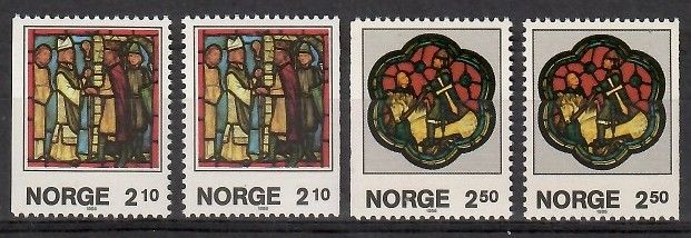 Znaczek Norwegia 1986 Mi 958-959 Czyste **