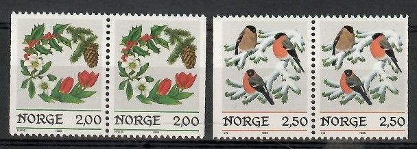 Znaczek Norwegia 1985 Mi 938-939 Czyste **