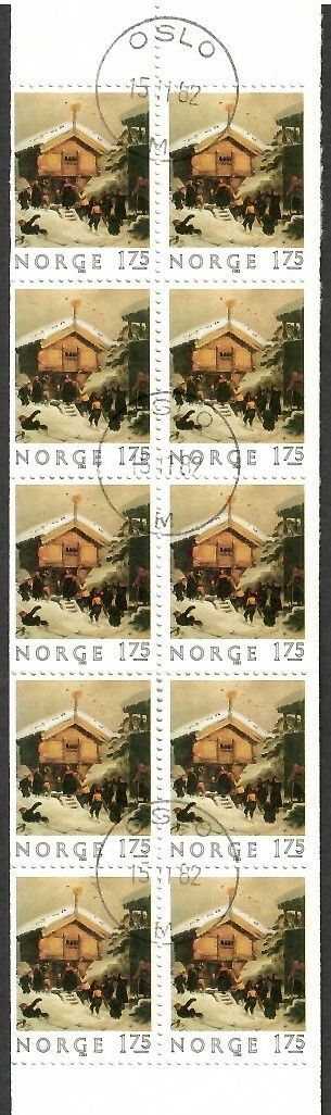 Znaczek Norwegia 1982 Mi abo mh 875 Stemplowane