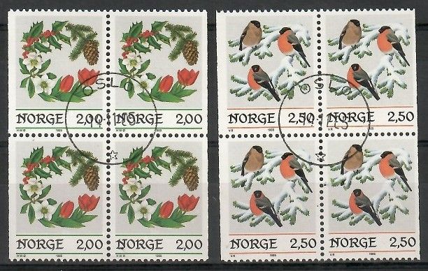Znaczek Norwegia 1985 Mi abo 938-939 Stemplowane
