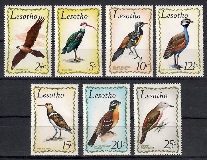 Znaczek Lesotho 1971 Mi 105-111 Czyste **