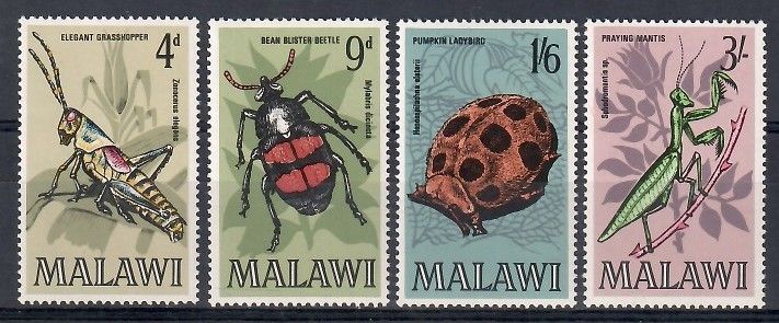 Znaczek Malawi 1970 Mi 123-126 Czyste **