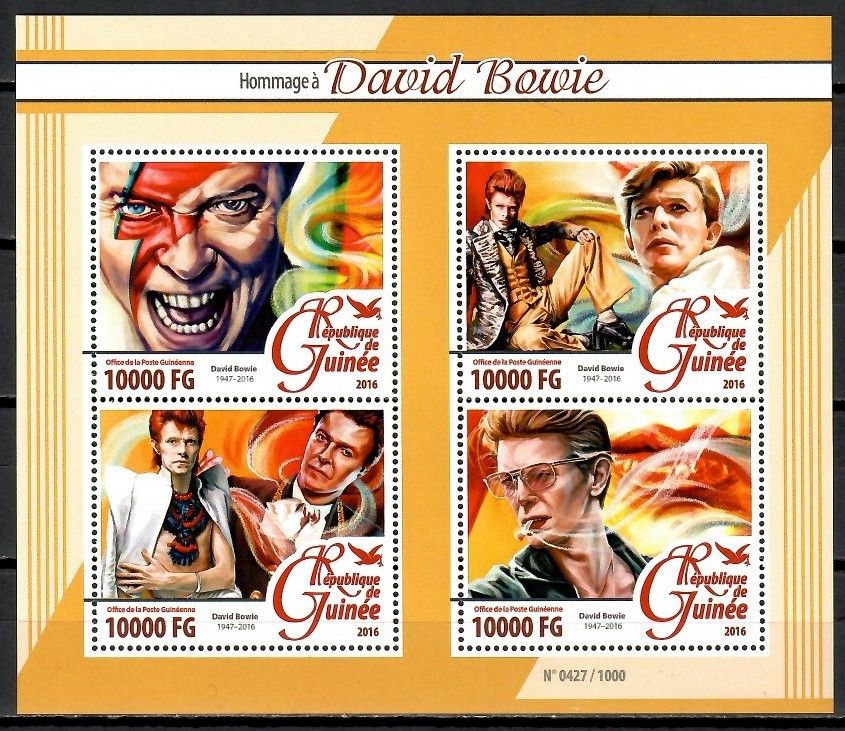 Znaczek Gwinea 2016 Mi ark 11633-11636 Czyste **