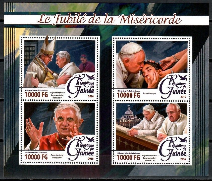Znaczek Gwinea 2016 Mi ark 11751-11754 Czyste **