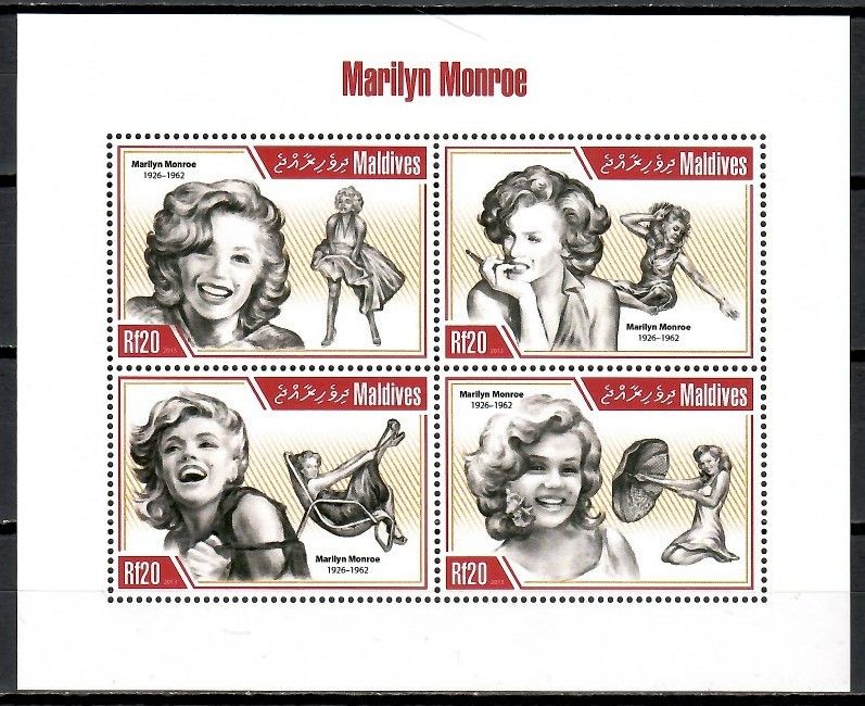 Znaczek Malediwy 2013 Mi ark 4978-4981 Czyste **
