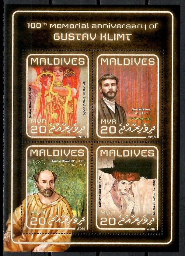 Znaczek Malediwy 2018 Mi ark 7603-7606 Czyste **