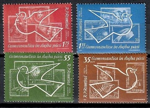 Znaczek Rumunia 1962 Mi 2086-2089 Czyste **