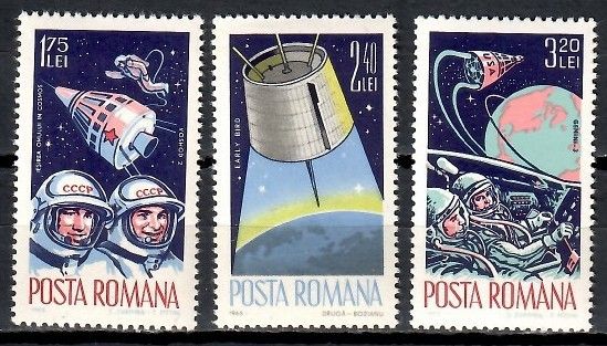 Znaczek Rumunia 1965 Mi 2427-2429 Czyste **