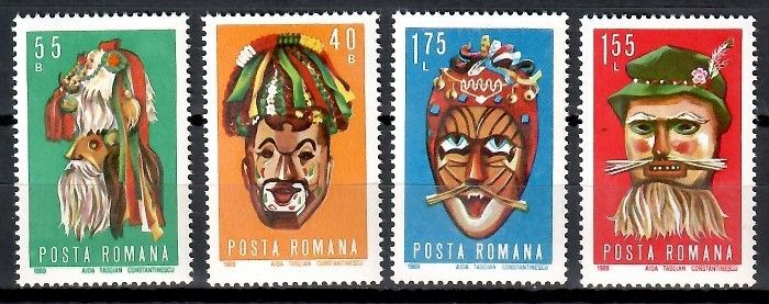 Znaczek Rumunia 1969 Mi 2804-2807 Czyste **