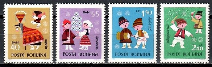 Znaczek Rumunia 1969 Mi 2810-2813 Czyste **