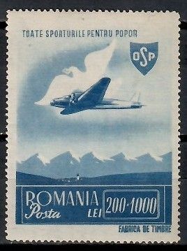 Znaczek Rumunia 1945 Mi 884 Czyste **