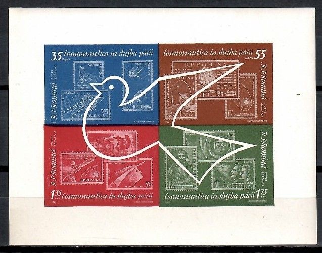 Znaczek Rumunia 1962 Mi bl 53 Czyste **