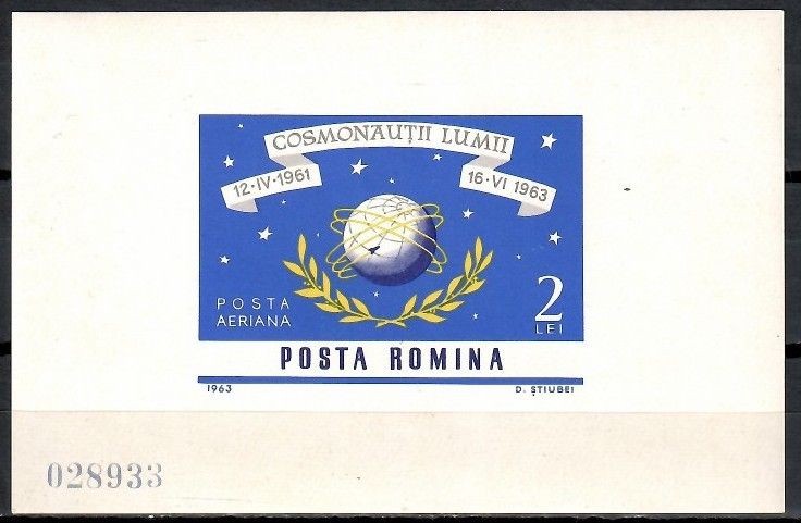 Znaczek Rumunia 1964 Mi bl 56 Czyste **