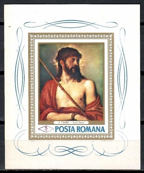 Znaczek Rumunia 1968 Mi bl 65 Czyste **