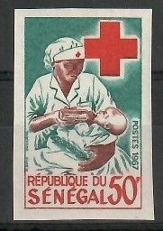 Znaczek Senegal 1967 Mi 369B Czyste **