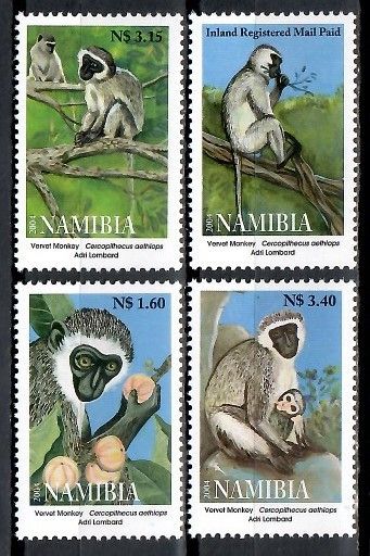 Znaczek Namibia 2004 Mi 1115-1118 Czyste **
