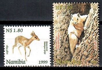 Znaczek Namibia 1999 Mi 970-971 Czyste **
