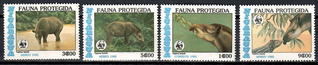 Znaczek Nikaragua 1985 Mi 2627-2630 Czyste **
