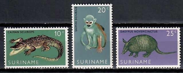 Znaczek Surinam 1969 Mi 558-560 Czyste **
