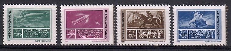 Znaczek Węgry 1981 Mi 3496-3499 Czyste **