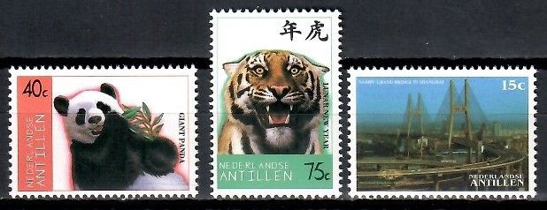 Znaczek Antyle Holenderskie 1997 Mi 937-939 Czyste **