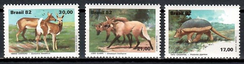 Znaczek Brazylia 1982 Mi 1901-1903 Czyste **